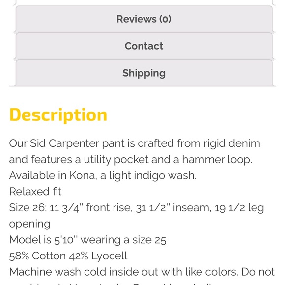 Rag & Bone Sid Carpenter Jean in Kona Kona - Picture 10 of 12